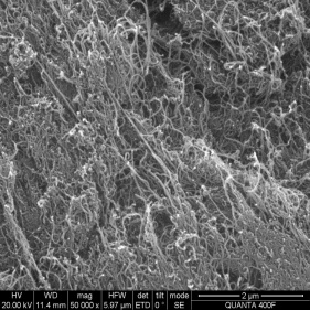 углеродные нанотрубки, используемые в качестве сверхтонких высокопрочных волокон